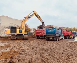 Soil Trucking and Disposal at 1921 Atlantic Ave Brooklyn